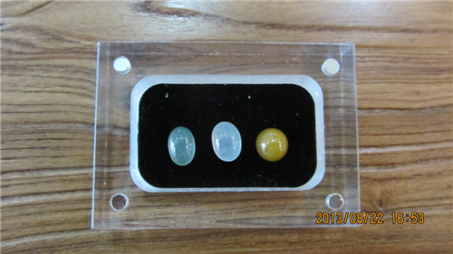 翡翠戒面（绿/白/黄）